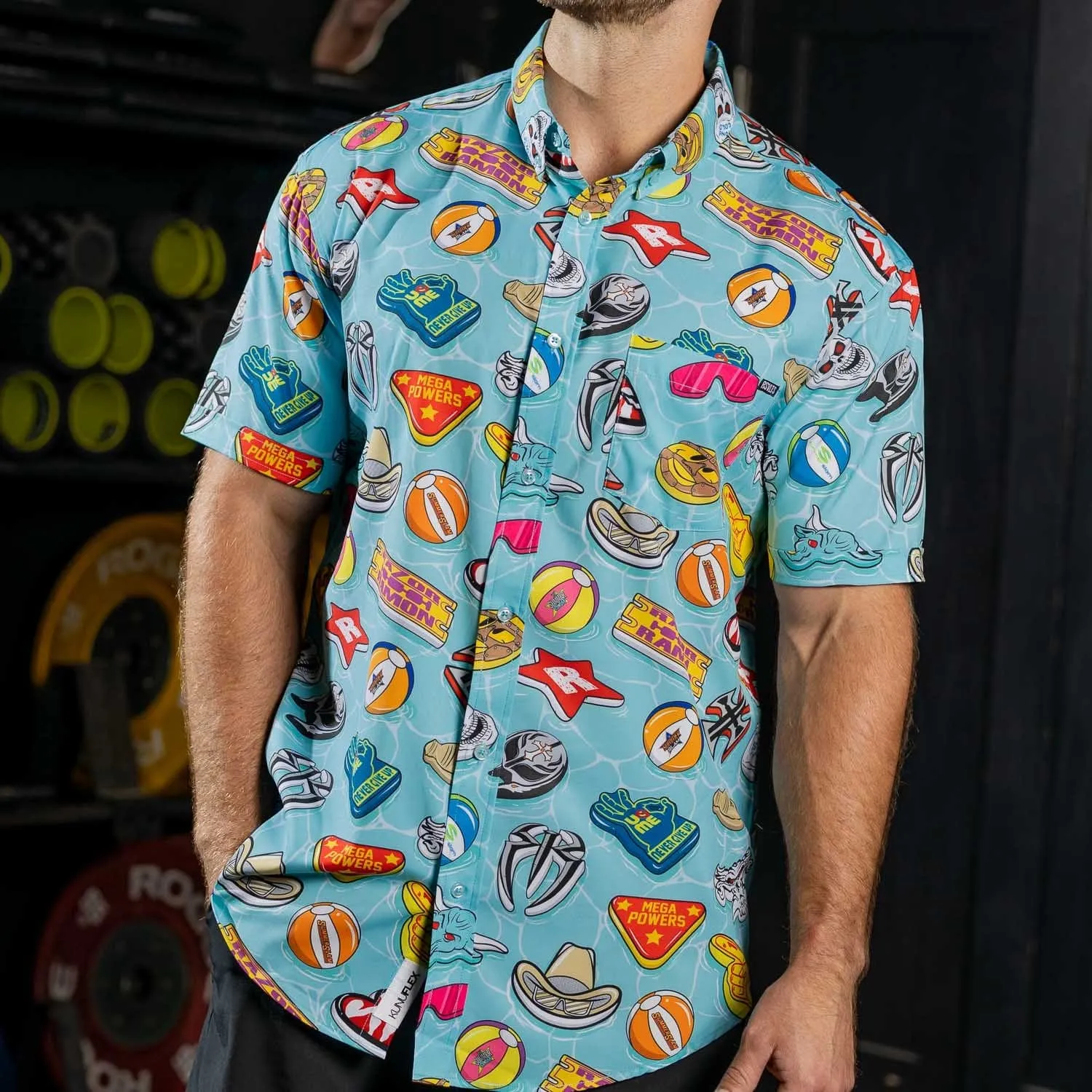 WWE Pool Party – KUNUFLEX Short Sleeve Shirt
