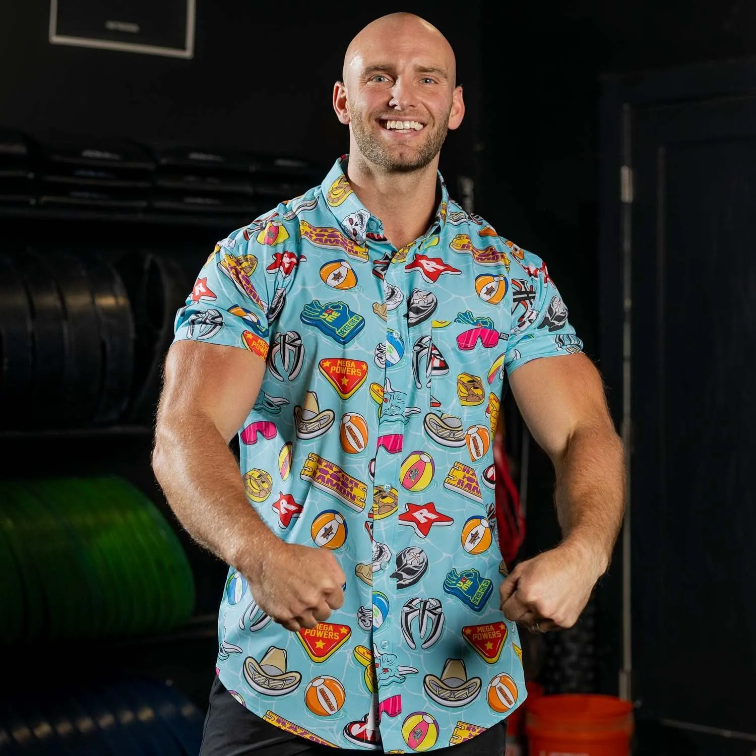 WWE Pool Party – KUNUFLEX Short Sleeve Shirt
