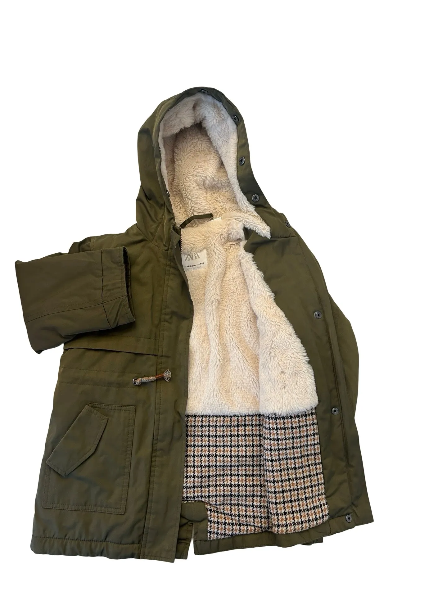 Zara jacket size 4-5