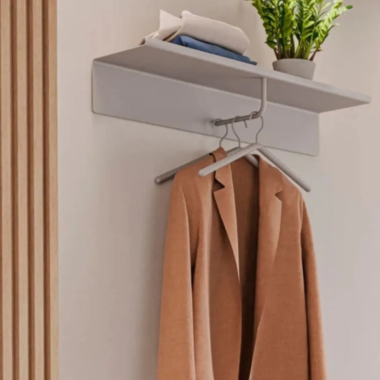 ZONE DENMARK A-Coat Coat Rack, L80cm, Soft Grey